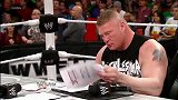 WWE-14年-冠军签约仪式：莱斯纳称将在打爆塞纳 痛骂其垃圾-专题