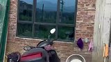 自建房外墙十分简陋，内饰却十分豪华