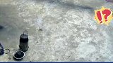煤气罐泄漏后，起火形成“火墙”