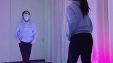 对镜跳舞纠正动作