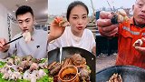 美食合集，吃货直播吃海螺，胃口不小啊，第393节
