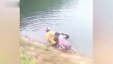 临危不乱！湖南一名小学生落水头枕书包漂浮获救