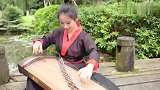 美女古筝弹奏《刀剑如梦》，太惊艳了，瞬间融入音乐之中！