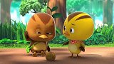 萌鸡小队：松鼠真坏，霸占了啄木鸟的树洞，还沾沾自喜