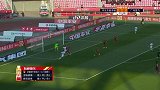 第2分钟广州富力球员萨巴射门 - 被扑