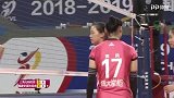2018-19排超联赛八强赛第九轮 上海女排3-1福建女排