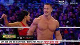 WWE-18年-第33届摔跤狂热：米兹&玛丽丝VS塞纳&妮琪贝拉-单场