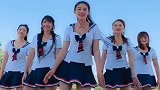 冒着中暑的风险去拍段子，为学姐们点一个赞吧