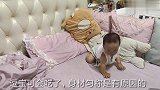 10月宝宝不会站立，自己不停的尝试，不停的摔倒！真是精力无限