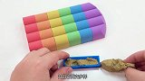 用太空沙制作成水果，一刀切下去，简直不要太解压