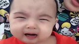 8个月的宝宝装哭，这波表演，我给满分
