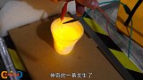用液氮冷冻发光二极管，有趣的科学现象，什么原理？
