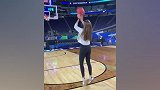 篮球女神瑞秋晒出三分训练视频 这命中率可比你男友高