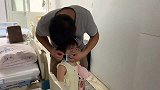 这顿不吃医院快餐，带一一出去吃肯德基，一一开心的一路叽叽喳喳
