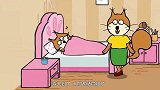 小猫汤米：小朋友不要懒床，早睡早起身体好，多多锻炼更健康