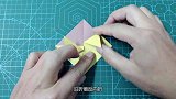 折一个驯鹿书签，送给爱学习的你，手工折纸视频