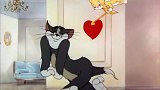猫和老鼠：汤姆被爱情的箭射中，这多开心，碰见女神就是不一样