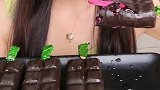 声控助眠姑娘，自制的巧克力脆皮火龙果的雪糕，比我买的都好吃