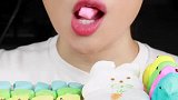 趣味吃甜点：吃美味棉花糖