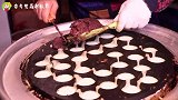 韩国美食：首尔菊花形红豆饼，雏菊外形小巧可爱，一口一个吃爽了