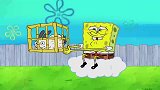 海绵宝宝：海兔拆家真强，海绵宝宝出门一分钟，回来直接吓傻！
