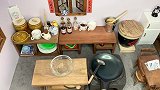 迷你厨房，1块钱做了1大盘子香蕉松饼，没忍住一口气吃完了