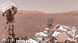 调皮的毅力号火星车，机智号都要起飞了，还在玩自拍