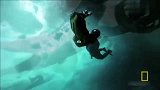 旅游-150305-男子南极洲冰山下潜水 欲破世界纪录