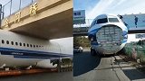 哈尔滨一空客A320运输过程中遭卡在桥下？目击者听到咔咔响声
