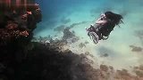 旅游-残疾女孩乘坐轮椅海中潜水