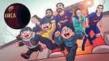 来自巴萨的新春祝福！召唤“五福”共度春节 中国萨迷新年快乐