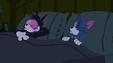 猫和老鼠：杰瑞玩过头了，床直接穿破墙壁，飞了出去！