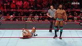 WWE-18年-RAW第1302期：单打赛 马哈尔VS查德盖柏集锦-精华