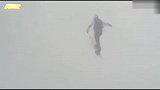 国外极限运动大神高山滑雪玩腻了 高空滑云了解一下