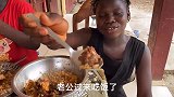 非洲姑娘做的盖浇饭，你会吃吗？