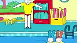 超人兔：西蒙露学习游泳，开始喜欢上游泳