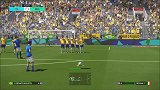 PES2018任意球大比拼 卢卡库超远射门技惊四座