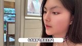 李湘带15岁女儿英国购物，王诗龄罕穿吊带裙好贵气，肩颈优越没复胖