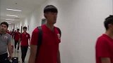 上港全队抵达球场尽显疲态 客战副班长并不轻松