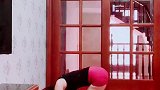 靠墙练习倒立核心重心力量放在手臂上