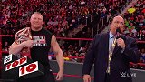 WWE-17年-RAW第1277期十佳镜头：斯特劳曼怪兽神力洞穿擂台-专题