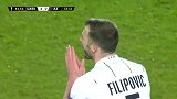 第62分钟林茨球员Petar Filipovic黄牌