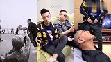 这哥们真不好惹啊，连雕像也不放过