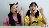 俩闺蜜戴“灯泡耳环”，显摆臭美真好笑，争做靓女超逗