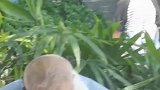 妈妈看见儿子，跟后面去超市和公园