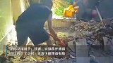 杭州一居民家门口地面近80℃，消防员凿开了地面