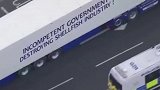 英国卡车司机抗议脱欧，渔业贝类产品卡车出关以前只要几小时，现在需要两天   英国脱欧