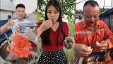爱美食，吃货直播螃蟹,胃口不小啊，第223节