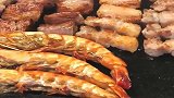 韩国街头烧烤万物皆可烤，滋滋作响的烤肉，烤出夏天的秘密！
