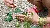 小时候经常跑地里摘红薯苗，这样的玩具你们玩过吗，满满的回忆！